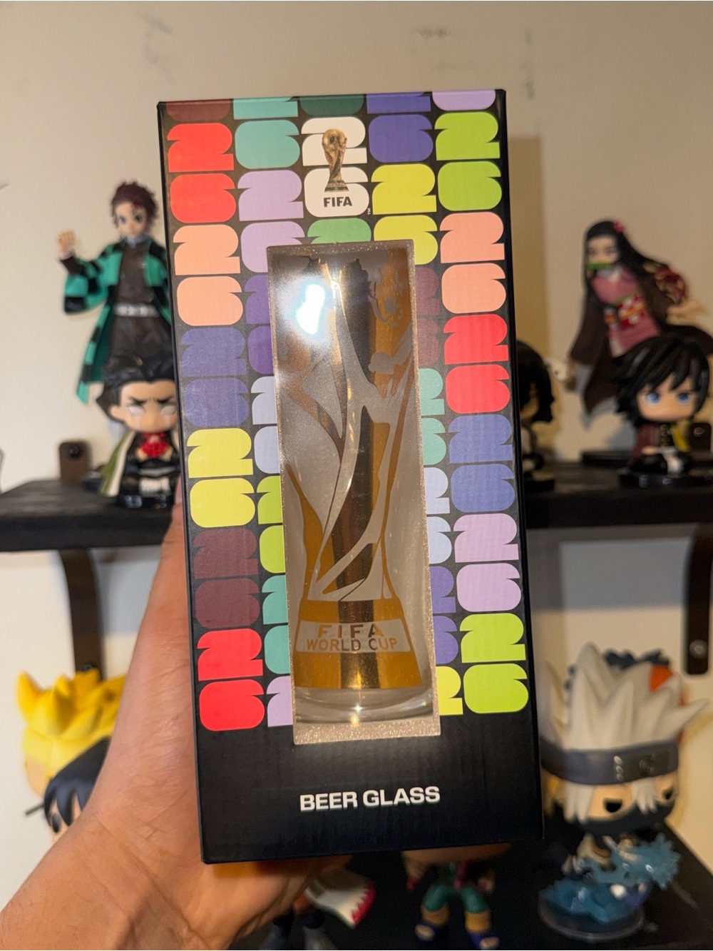 FIFA World Cup Gold-Accent Beer Glass